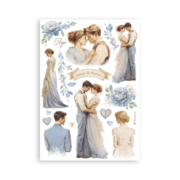 STAMPERIA TIMELESS WASHI PAD 8 SHEETS A5 -SBW20 - Image 2