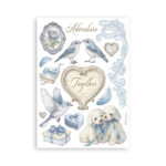 STAMPERIA TIMELESS WASHI PAD 8 SHEETS A5 -SBW20 - Image 7