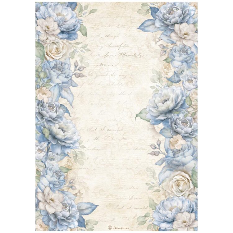 full_DFSA41030_1 STAMPERIA TIMELESS DECOUPAGE PAPER A4-DFSA41030 - Image 1