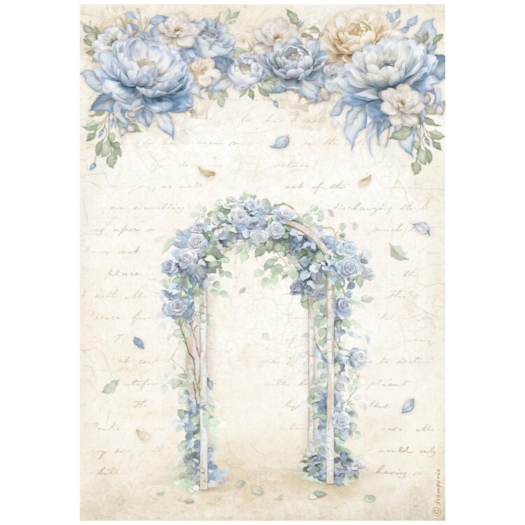 full_DFSA41031_1 STAMPERIA TIMELESS DECOUPAGE PAPER A4-DFSA41031 - Image 1