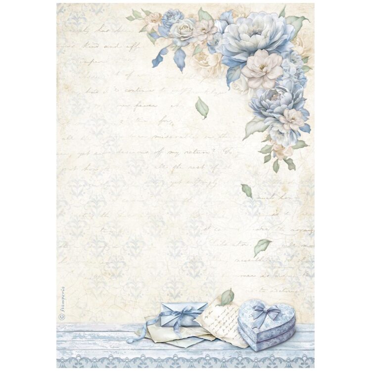 full_DFSA41034_1 STAMPERIA TIMELESS DECOUPAGE PAPER A4-DFSA41034 - Image 1