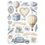 STAMPERIA TIMELESS DECOUPAGE PAPER A4-DFSA41037