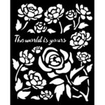 STAMPERIA TIMELESS PATTERN 20 X 25 CM - KSTD179