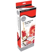 DALER ROWNEY OIL CREATIVE SET SET WITH TRIPOD 40 PIECES