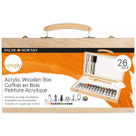 DALER ROWNEY ACRYLIC PAINTS SET 26 PIECES -126 500 550