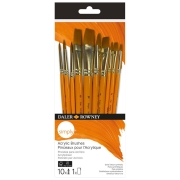 DALER ROYNEY BRUSHES SYNTHETIC SET OF 10 PCS. - 216 620 110