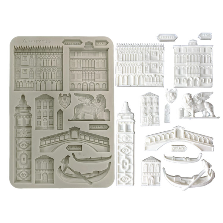 STAMPERIA VENICE SILICONE MOLD KACMA581 - Image 2