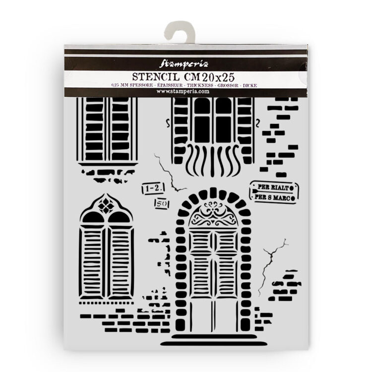 STAMPERIA VENICE PATTERN 20 X 25 CM - KSTD181 - Image 2