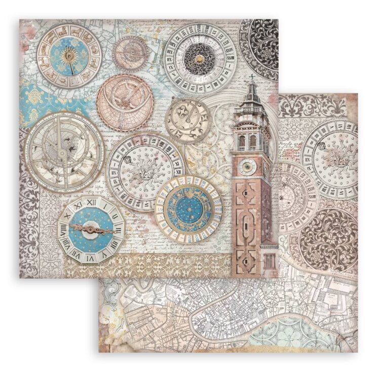 STAMPERIA VENICE PAPER BLOCK 30.5/30.5CM-SBBL172 - Image 30