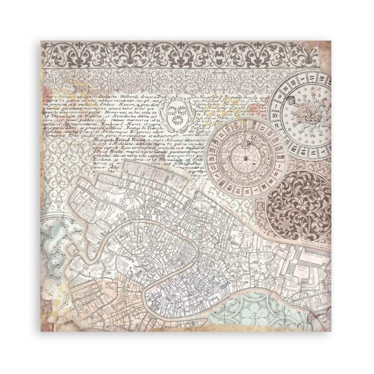 STAMPERIA VENICE PAPER BLOCK 30.5/30.5CM-SBBL172 - Image 32