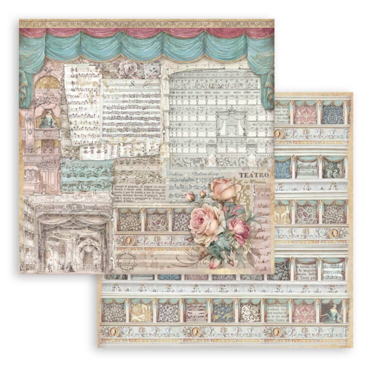 STAMPERIA VENICE PAPER BLOCK 30.5/30.5CM-SBBL172 - Image 18