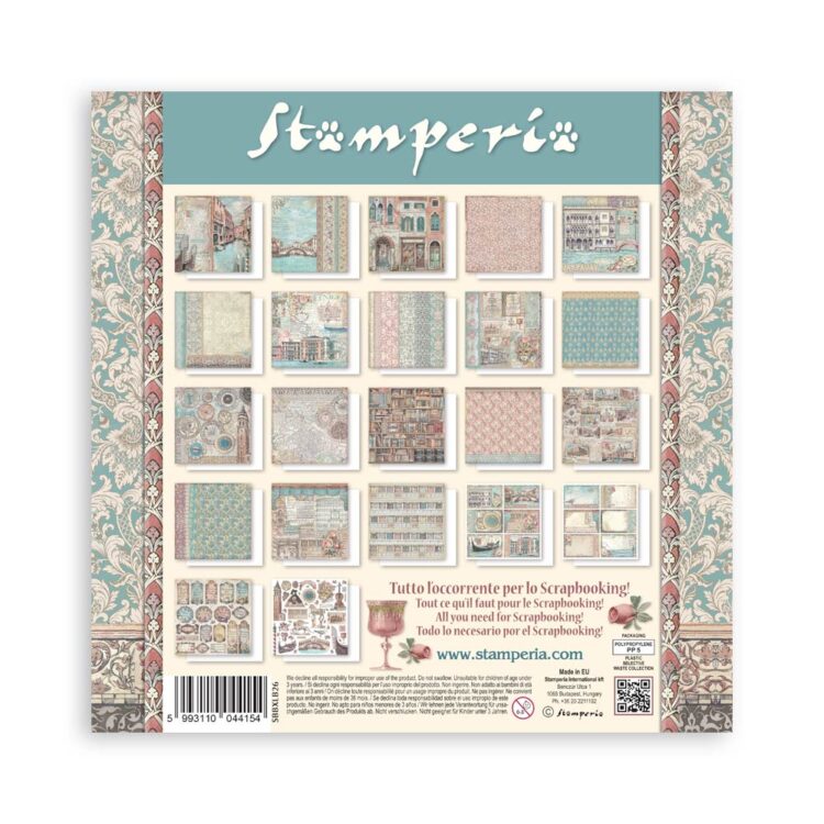 STAMPERIA VENICE BLOCK 30.5/30.5 CM -SBBXLB26 - Image 24