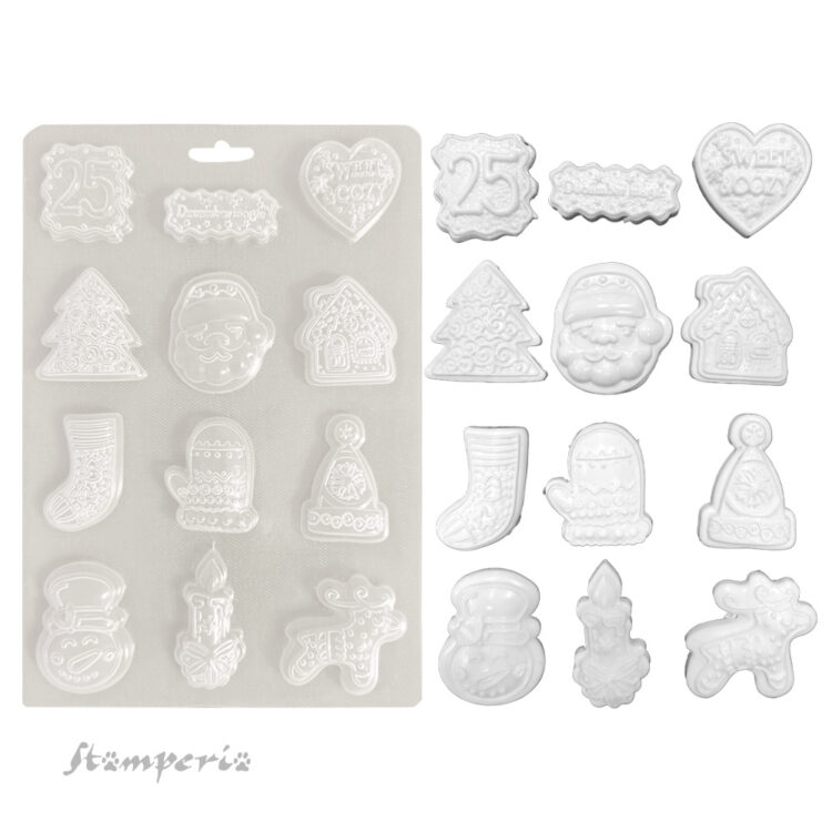 STAMPERIA CANDY CHRISTMAS SOFT MOULD A5 - K3PTA5675 - Image 3