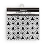 STAMPERIA CANDY CHRISTMAS STENCIL PATTERN 18X18 CM - KSTDQ123 - Image 2