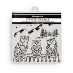 STAMPERIA THE OWL'S HOUSE - PATTERN 18 X 18 CM - KSTDQ125