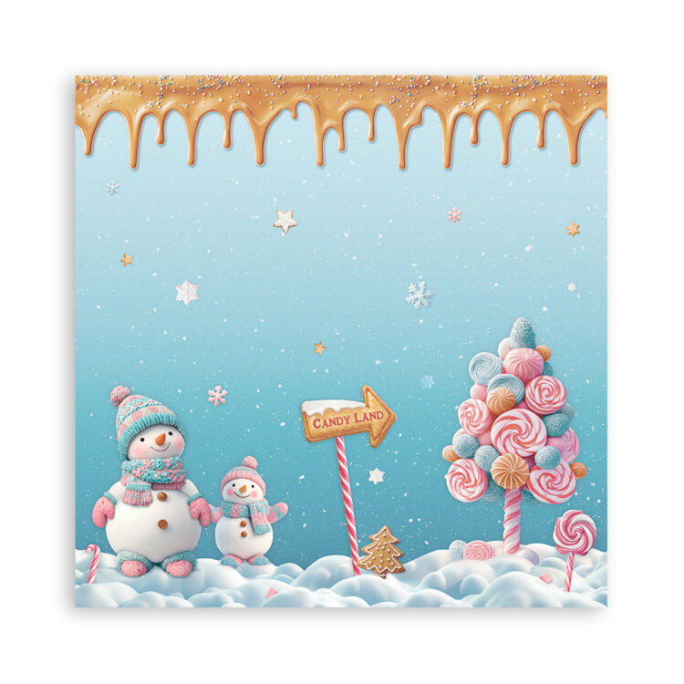 STAMPERIA CANDY CHRISTMAS BAR 20.3/20.3 CM - SBBSXB15 - Image 13