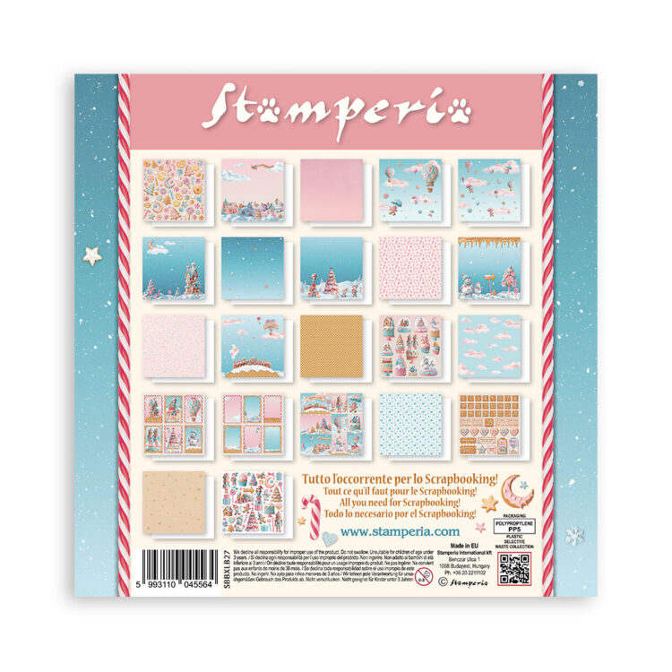 STAMPERIA CANDY CHRISTMAS BAR 30.5/30.5 CM - SBBXLB27 - Image 24