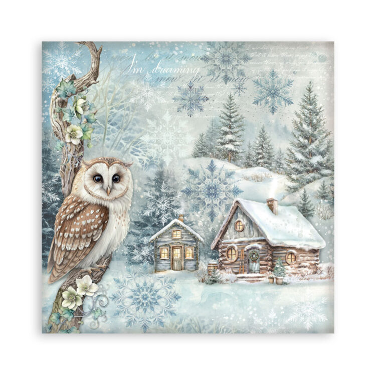 STAMPERIA THE OWL'S HOUSE BLOCK 30.5/30.5 CM - SBBXLB28 - Image 15