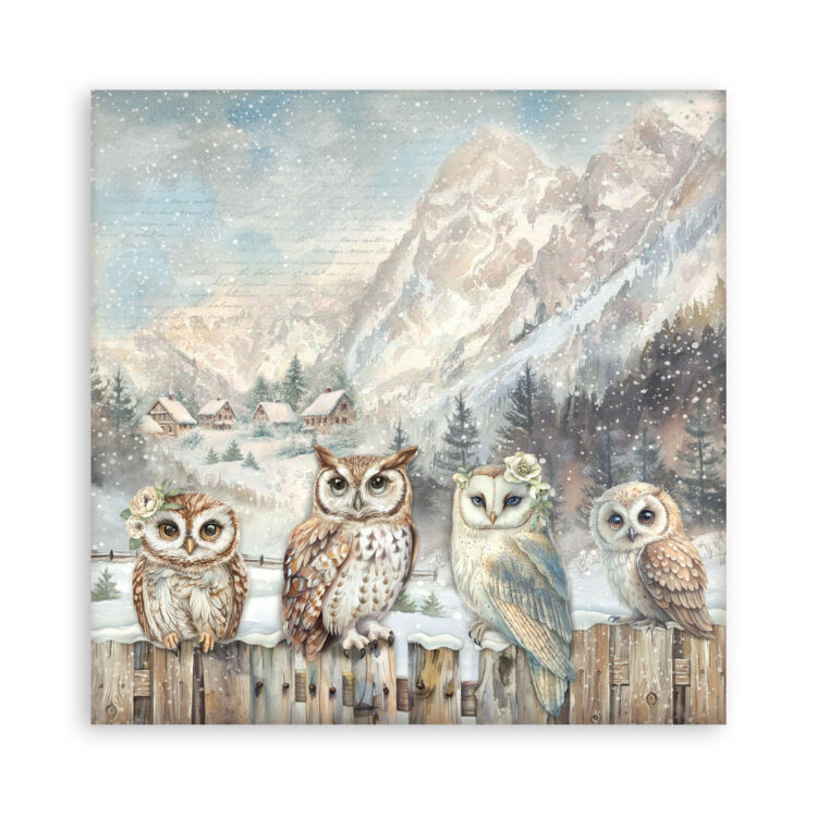 STAMPERIA THE OWL'S HOUSE BLOCK 30.5/30.5 CM - SBBXLB28 - Image 23