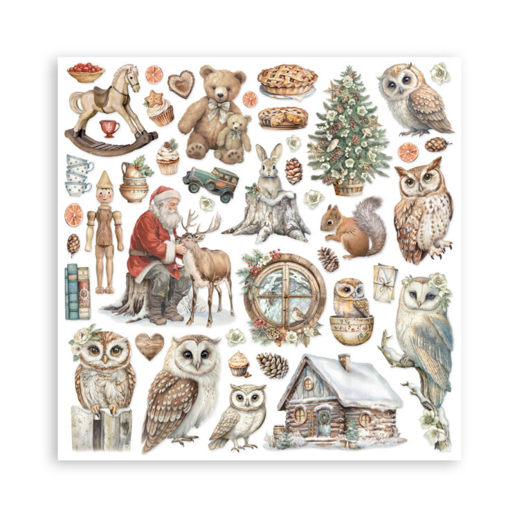 STAMPERIA THE OWL'S HOUSE BLOCK 30.5/30.5 CM - SBBXLB28 - Image 2