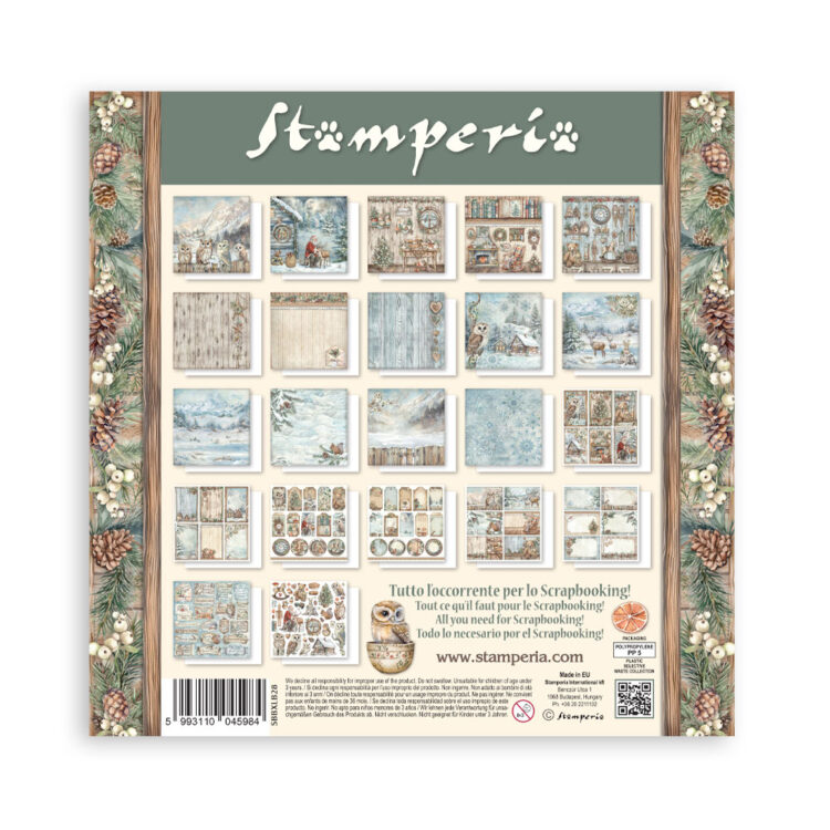 STAMPERIA THE OWL'S HOUSE BLOCK 30.5/30.5 CM - SBBXLB28 - Image 24