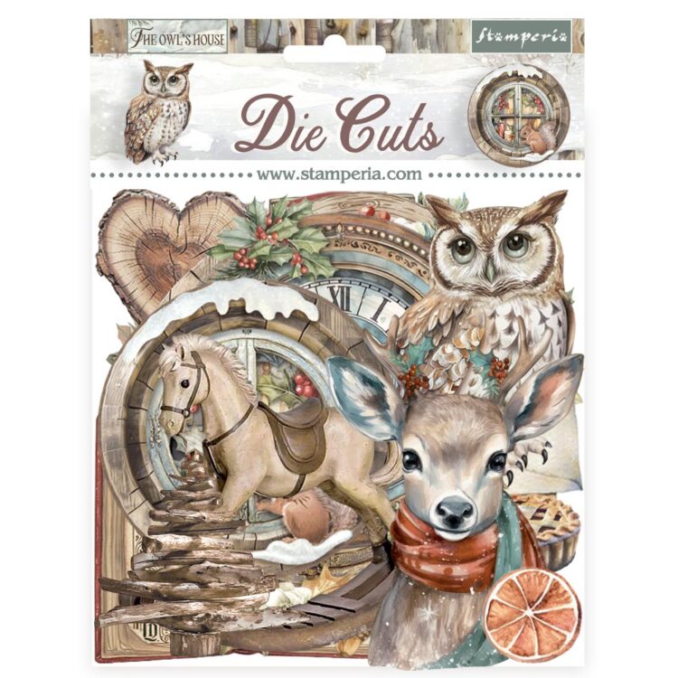 full_DFLDC119_1 STAMPERIA THE OWL'S HOUSE DIE CUTS DFLDC119 - Image 1