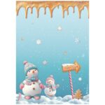STAMPERIA CANDY CHRISTMAS DECOUPAGE PAPER A4 - DFSA41047