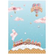 STAMPERIA CANDY CHRISTMAS DECOUPAGE PAPER A4 - DFSA41048