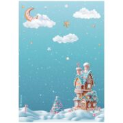 STAMPERIA CANDY CHRISTMAS DECOUPAGE PAPER A4 - DFSA41050