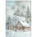 STAMPERIA THE OWL'S HOUSE DECOUPAGE PAPER A4 - DFSA41053