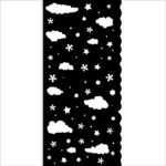 STAMPERIA CANDY CHRISTMAS PATTERN 12 X 25 CM - KSTDL124