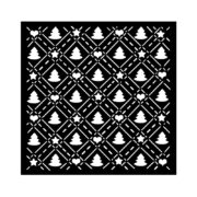 STAMPERIA CANDY CHRISTMAS STENCIL PATTERN 18X18 CM - KSTDQ123