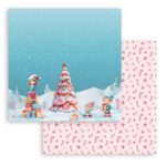 STAMPERIA CANDY CHRISTMAS CARDBOARD 30.5/30.5CM - SBB1085