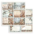 STAMPERIA THE OWL'S HOUSE CARDBOARD 30.5/30.5CM - SBB1090