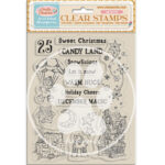 STAMPERIA CANDY CHRISTMAS SILICONE PRINTING 14/18CM - WTK223