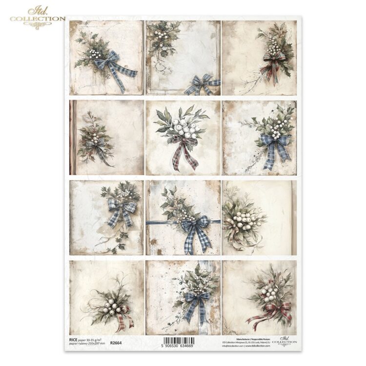 8b0b60a838748aeda7bc672558645c8a ITD COLLECTION DECOUPAGE RICE PAPER A4 - R2664 - Image 1