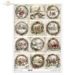 ITD COLLECTION DECOUPAGE RICE PAPER A3 - R1505L