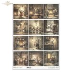 ITD COLLECTION DECOUPAGE RICE PAPER A3 - R1506L