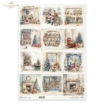 ITD COLLECTION DECOUPAGE RICE PAPER A3 - R1508L