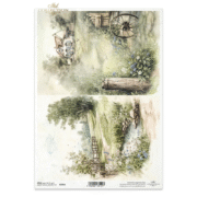 ITD COLLECTION DECOUPAGE RICE PAPER A4 - R2581
