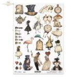 ITD COLLECTION DECOUPAGE RICE PAPER A4 - R2629