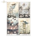 ITD COLLECTION DECOUPAGE RICE PAPER A4 - R2633