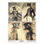 ITD COLLECTION DECOUPAGE RICE PAPER A4 - R2637
