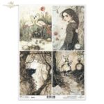 ITD COLLECTION DECOUPAGE RICE PAPER A4 - R2640