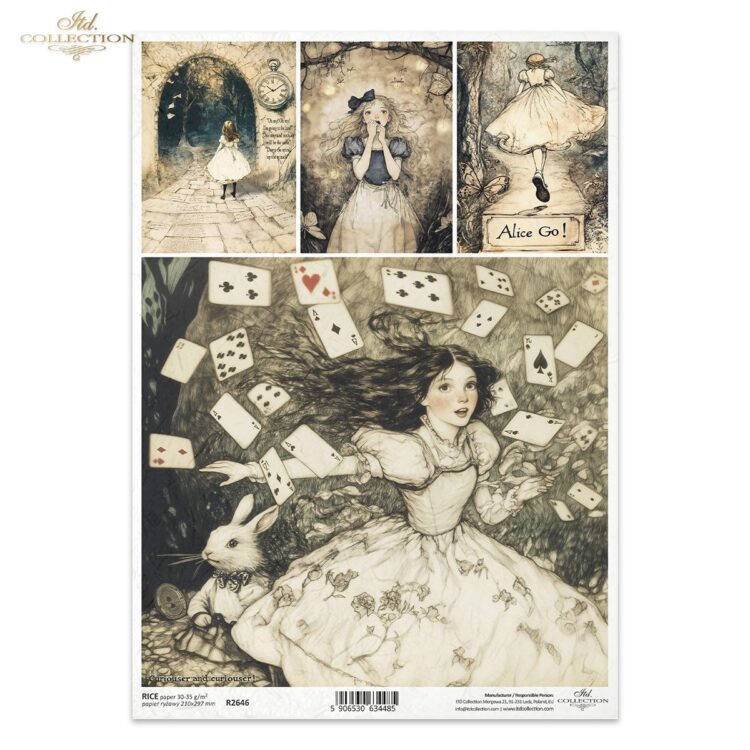 ITD COLLECTION DECOUPAGE RICE PAPER A4 - R2646 - Image 1