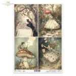 ITD COLLECTION DECOUPAGE RICE PAPER A4 - R2647