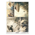 ITD COLLECTION DECOUPAGE RICE PAPER A4 - R2657