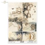 ITD COLLECTION DECOUPAGE RICE PAPER A4 - R2659