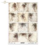 ITD COLLECTION DECOUPAGE RICE PAPER A4 - R2663