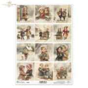 ITD COLLECTION DECOUPAGE RICE PAPER A4 - R2665
